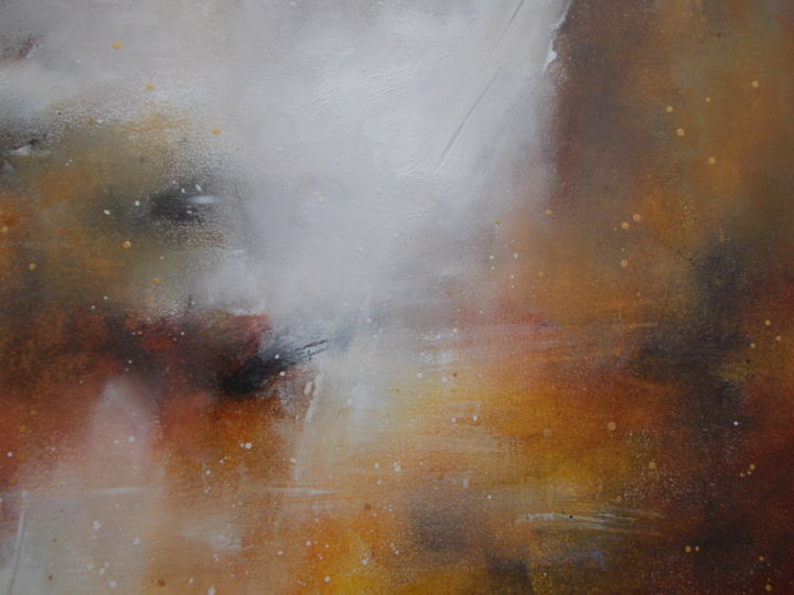 Peinture intitulée "Un effleurement d'â…" par Martine Moreau, Œuvre d'art originale, Huile