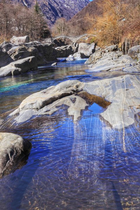 Photographie intitulée "Reflets" par Martine Rey, Œuvre d'art originale, Photographie numérique