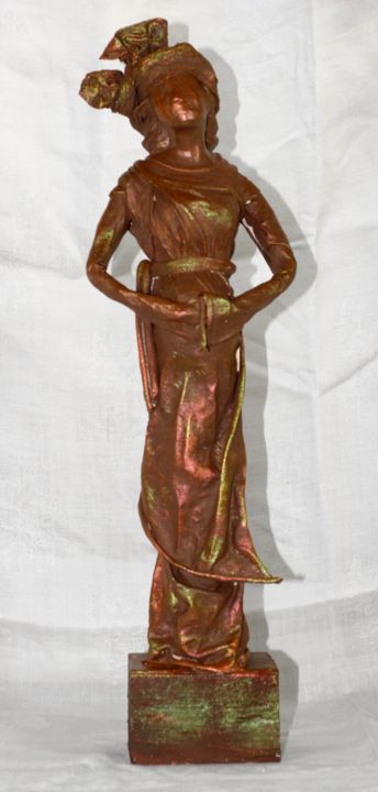 Γλυπτική με τίτλο "badia.jpg" από Sophine Sculptures, Αυθεντικά έργα τέχνης, Πηλός