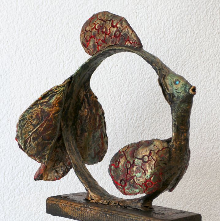 Sculpture titled "img-8955.jpg" by Sophine Sculptures, Original Artwork, Clay