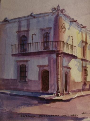 Painting titled "Casa de Dn Bartolo" by Martínez Salvador, Original Artwork, Oil