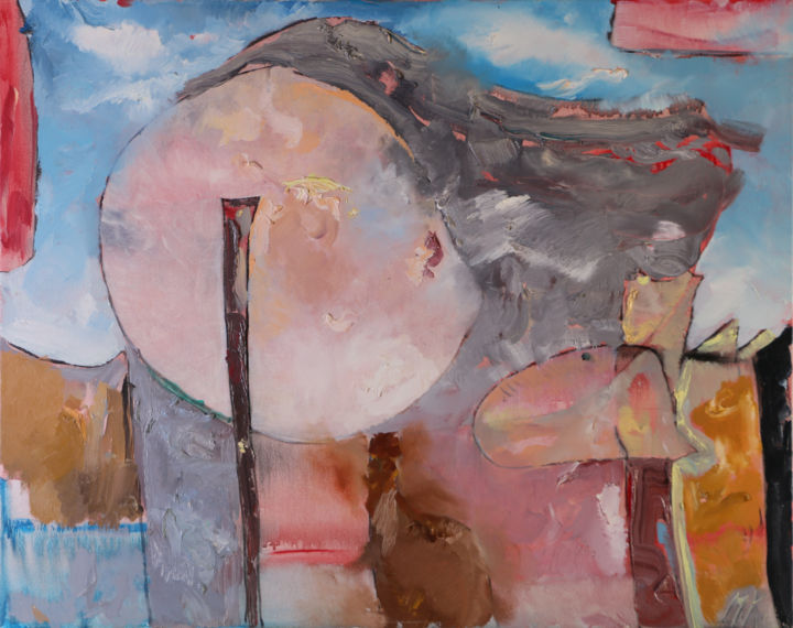 Painting titled "A Shining Day" by Martins Krumins, Original Art, Oil