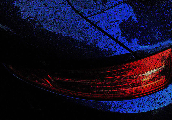 Φωτογραφία με τίτλο "The Porsche and the…" από Martin Vallis, Αυθεντικά έργα τέχνης, Ψηφιακή φωτογραφία