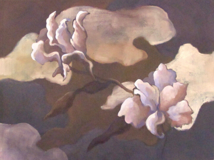 Pintura titulada "Alstroemeria" por Mary Downe, Obra de arte original, Oleo