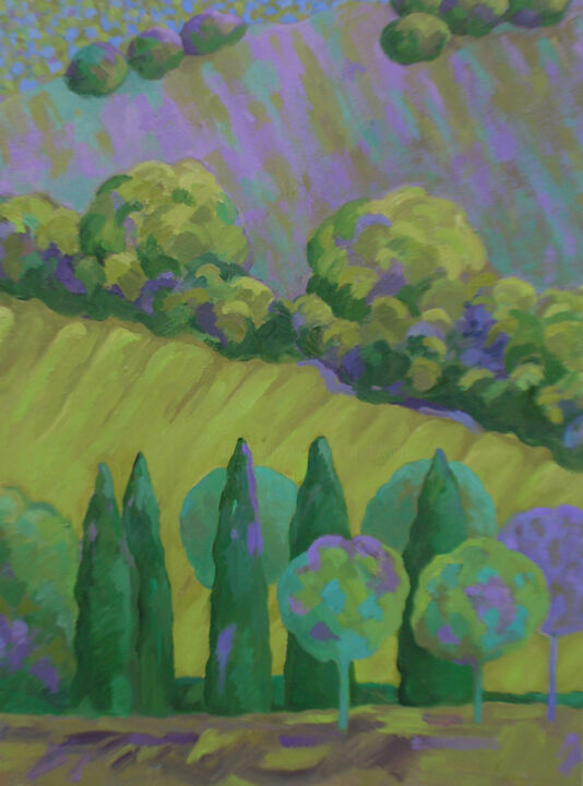 Painting titled "umbria-x.jpg" by Mary Downe, Original Artwork, Oil