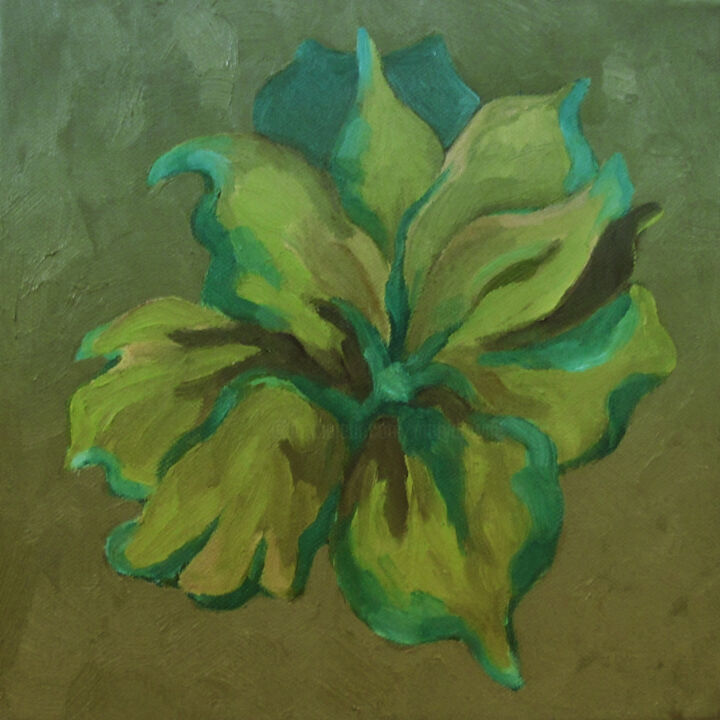 Painting titled "Alstoemeria III" by Mary Downe, Original Artwork, Oil