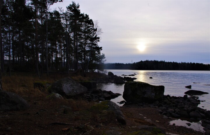 Fotografia zatytułowany „Silver Sunset at th…” autorstwa Mary Joan Attard, Oryginalna praca