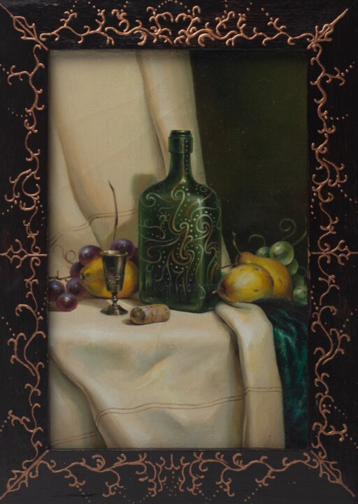 Картина под названием "" Виноградный полдн…" - Mary Kory, Подлинное произведение искусства, Масло