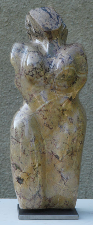 Sculpture intitulée "Vénus" par Maryvonne Lorgeré, Œuvre d'art originale, Pierre