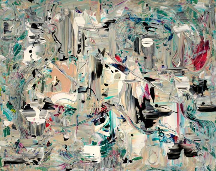 Peinture intitulée "HIDDEN TREASURES" par Mary Ness, Œuvre d'art originale, Acrylique