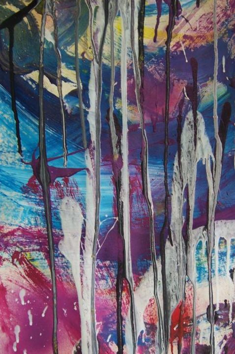 Painting titled "newdripping2.jpg" by Mary Ann Homes, Original Artwork