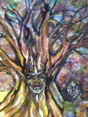 Disegno intitolato "tree of life" da Marybeth Suhr, Opera d'arte originale