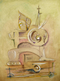 Peinture intitulée "Equilibrium" par Yorgos Maryelis, Œuvre d'art originale, Autre