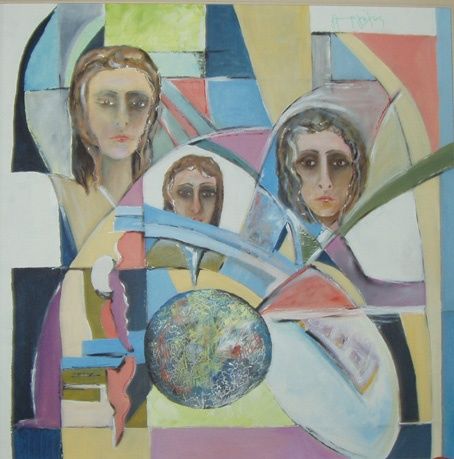 Peinture intitulée "ANDROS 2 - SOURCES…" par Yorgos Maryelis, Œuvre d'art originale, Acrylique