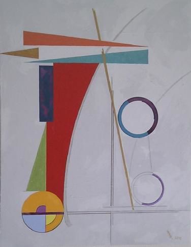 Painting titled "L'EQUILIBRE  ll  D'…" by Maryla, Original Artwork