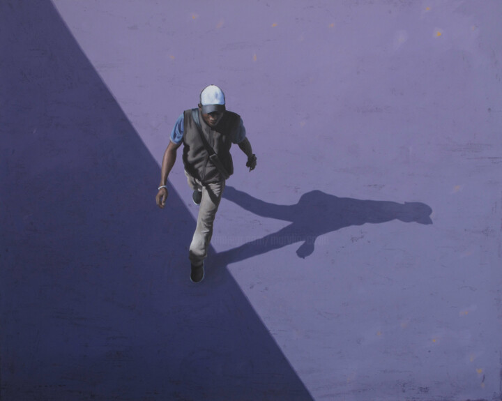 Peinture intitulée "D'ombres et de lumi…" par Marylin Cavin, Œuvre d'art originale, Acrylique Monté sur Châssis
