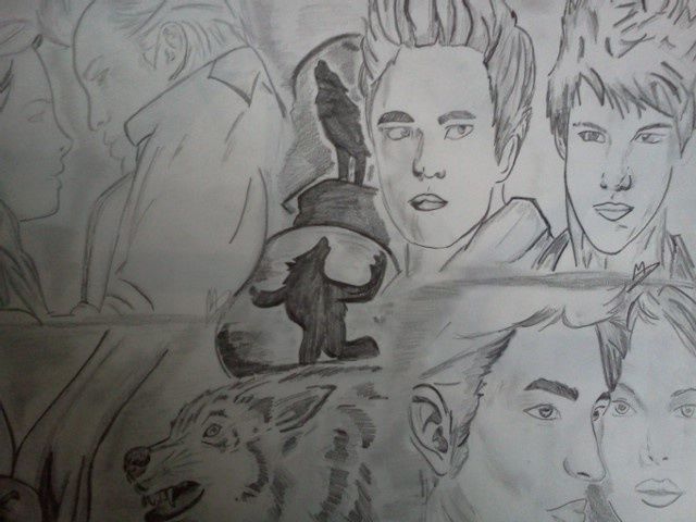 Desenho intitulada "Twilight Drawing" por Marya97, Obras de arte originais, Outro