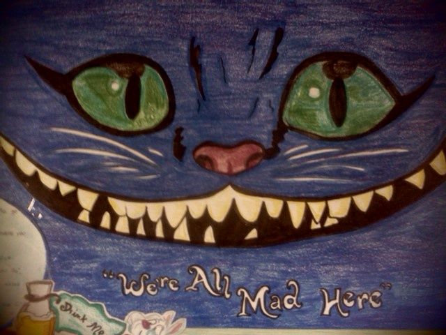 Zeichnungen mit dem Titel "We're all mad here" von Marya97, Original-Kunstwerk, Andere