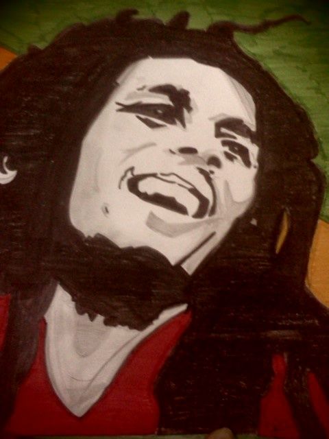 Drawing titled "Bob Marley" by Marya97, Original Artwork, Other