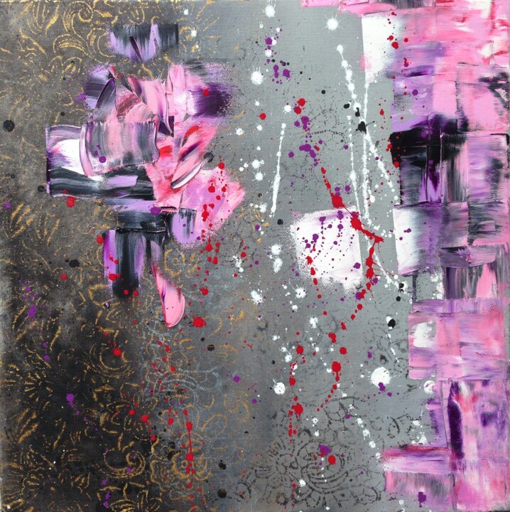 제목이 "Lilac & Lace"인 미술작품 Maryna Sakalouskaya로, 원작, 기름