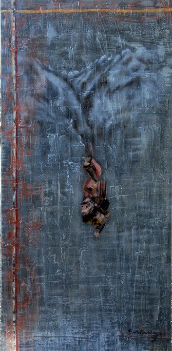 Pittura intitolato "Argento" da Maryna Sakalouskaya, Opera d'arte originale, Acrilico