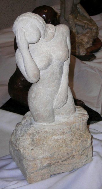 Sculpture titled "Romaine" by Marine Mangin, Original Artwork