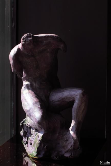Sculpture intitulée "VALENTIN" par Marine Mangin, Œuvre d'art originale