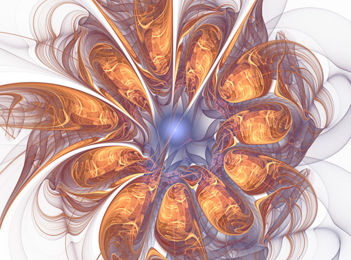 Digital Arts titled "Fire daisy.jpg" by Mary Raven, Original Artwork