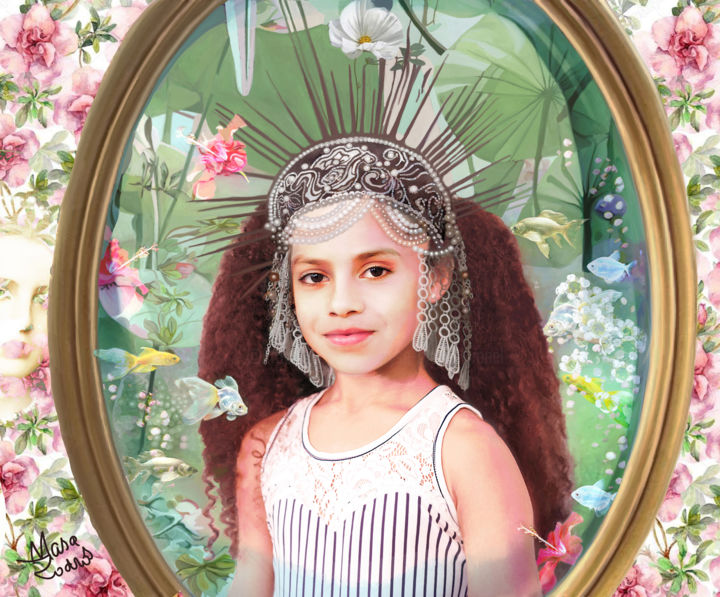 Digital Arts titled "le monde imaginaire…" by Masa Zodros, Original Art, Digital Painting