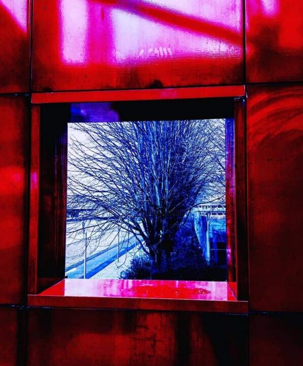 Photographie intitulée "Un cœur en hiver" par Damahegi75, Œuvre d'art originale, Photographie numérique