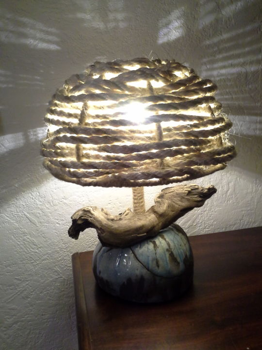 Artcraft titled "Lumiere Raku" by Maryse Tisnés, Original Artwork