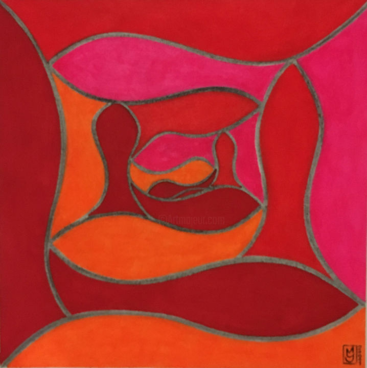 Pittura intitolato "Op I" da Maryda Geraci, Opera d'arte originale, Acrilico