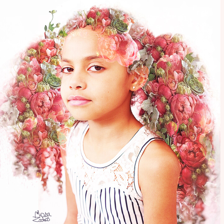 Photography titled "Petite Lina" by Masa Zodros, Original Artwork, Digital Photography