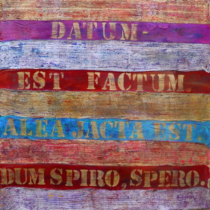 绘画 标题为“Destiny” 由Mascha Chelius, 原创艺术品, 丙烯 安装在木质担架架上