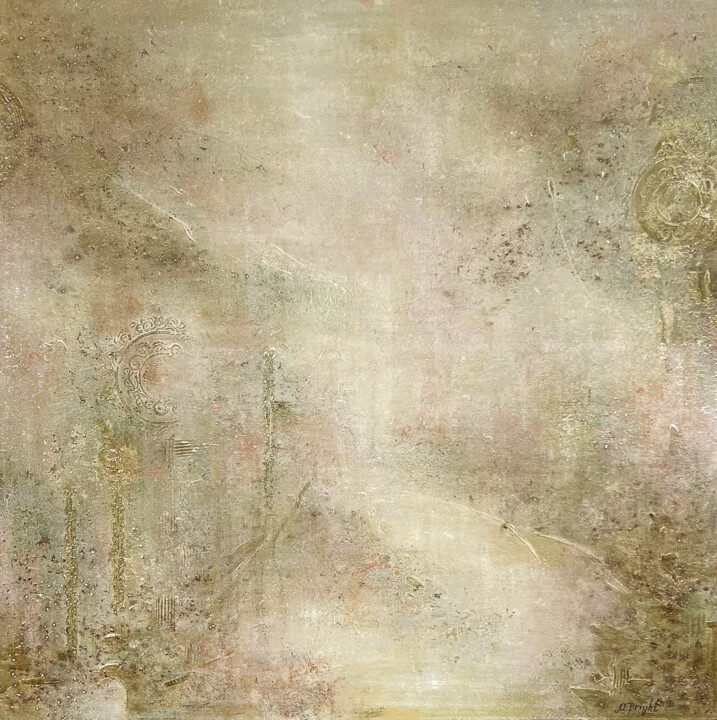 Peinture intitulée "Winter Florence" par Masha Bright, Œuvre d'art originale, Acrylique