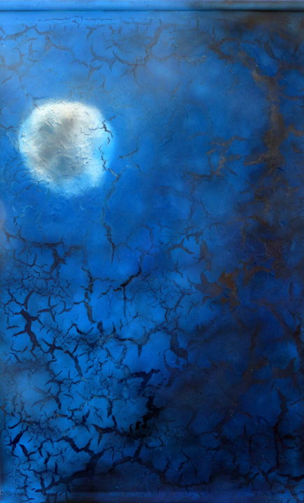 Peinture intitulée "pleine-lune.jpg" par Massala, Œuvre d'art originale