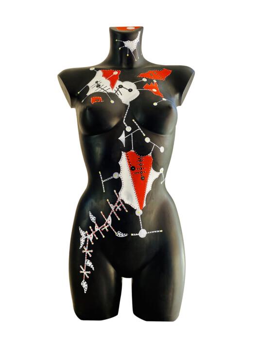 Sculpture titled "SORAYA" by Massimo Zerbini, Original Artwork, Acrylic
