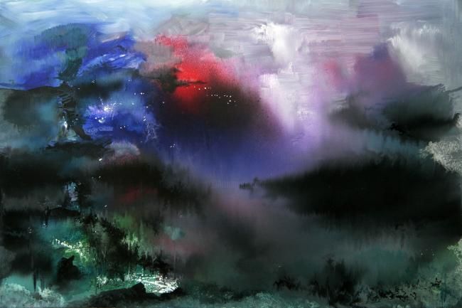 Painting titled "0021" by Master Simon Wong, Original Artwork