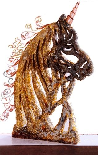 Γλυπτική με τίτλο "Unicorno" από Mdalbunker, Αυθεντικά έργα τέχνης