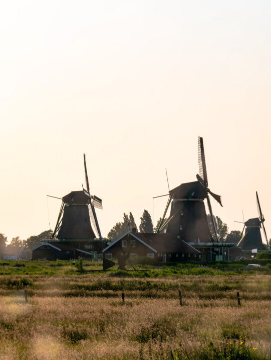 "The view of windmil…" başlıklı Fotoğraf Mateusz Koss tarafından, Orijinal sanat, Dijital Fotoğrafçılık