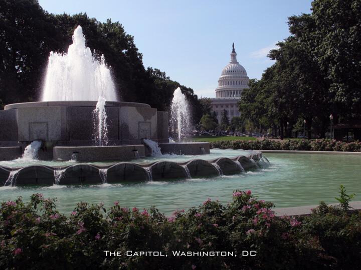 Photographie intitulée "The Capitol" par Mathew, Œuvre d'art originale