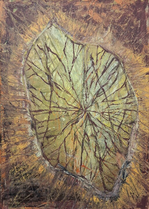 Malerei mit dem Titel "ORIGINAL SELF" von Mathias Sager, Original-Kunstwerk, Acryl Auf Keilrahmen aus Holz montiert