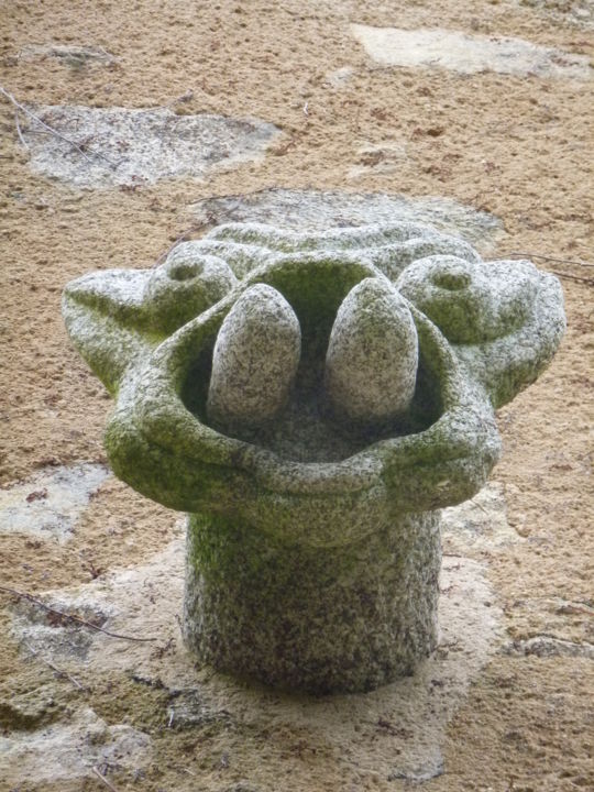 Skulptur mit dem Titel "granit-le-dragon2.j…" von Mathieu Rapp, Original-Kunstwerk, Stein