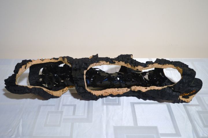 Sculpture intitulée "Darkness" par Mathieu Coutet, Œuvre d'art originale,