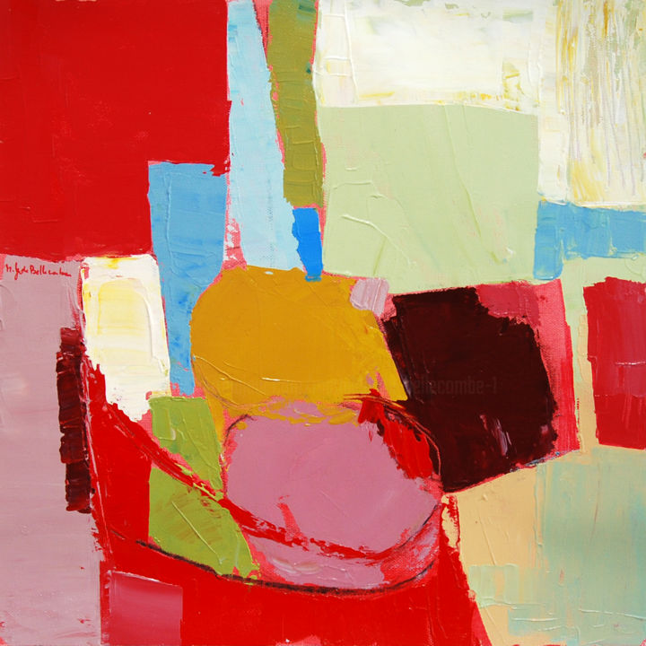 Pintura titulada "Place de l'amour" por Mathilde De Bellecombe, Obra de arte original, Acrílico