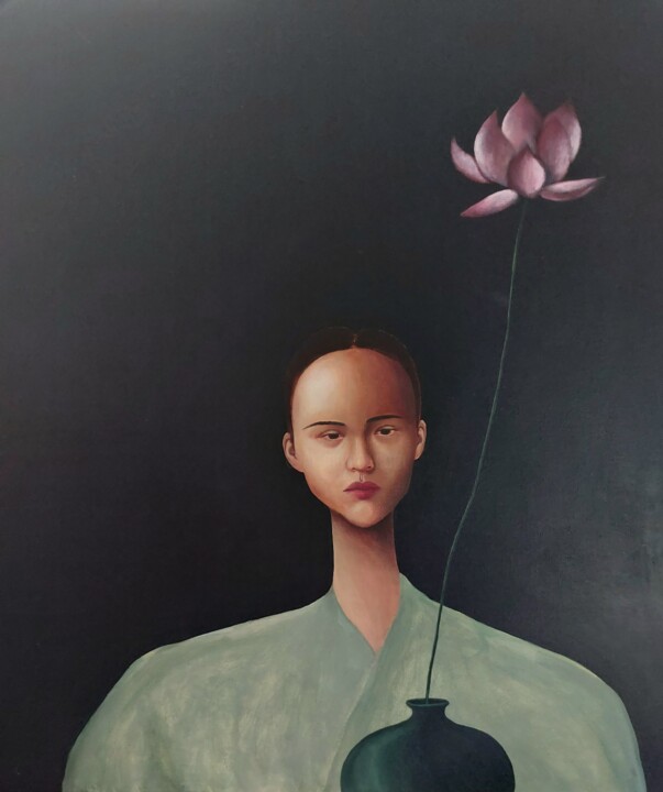 Peinture intitulée "The journey" par Mathilde Lâm, Œuvre d'art originale, Acrylique