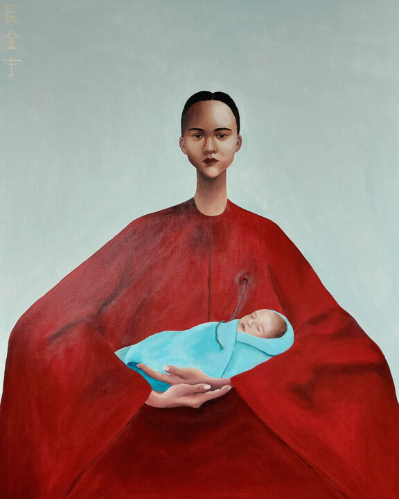 Peinture intitulée "Lullaby" par Mathilde Lâm, Œuvre d'art originale, Acrylique