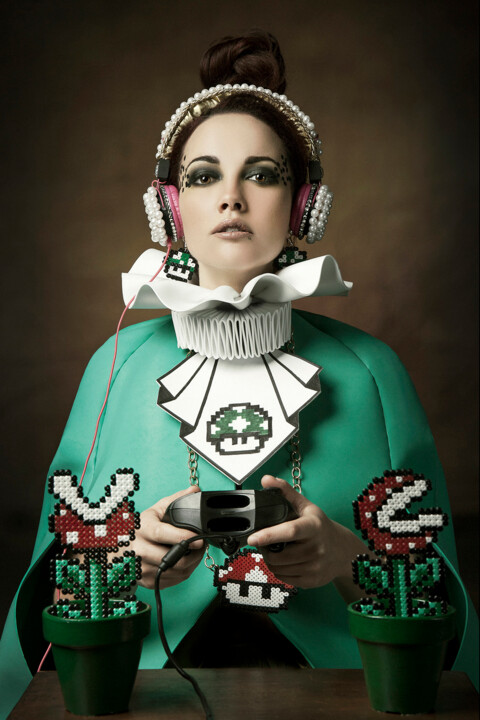 Fotografía titulada "Geek game" por Mathilde Oscar, Obra de arte original, Fotografía digital