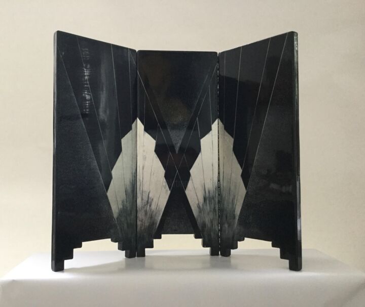 Design intitulée "Triptyque" par Mathilde Vedere, Œuvre d'art originale, Accessoires
