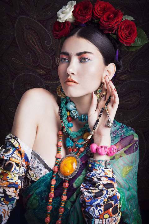 Photography titled "Frida II" by Mathilde Oscar, Original Art, Digital Photography Mounted on Aluminium